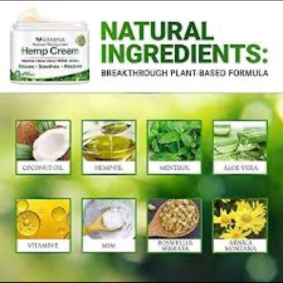 Ramina Natural Hеmp Extract Cream with Emu Oil, Tumeric, MSM & Arnica - Non-GMO - Picture 2 of 4